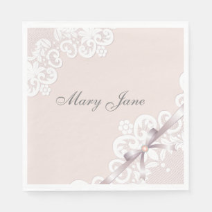 Personalized Bridal Napkin