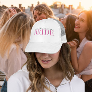 Personalized Bridal Party Hat Modern