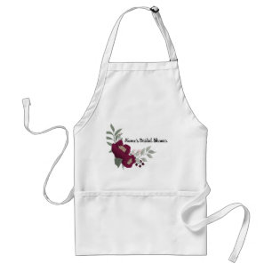 Personalized Bridal Shower Apron-Autographable!  A Standard Apron