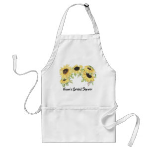 Personalized Bridal Shower Apron-Autographable!  A Standard Apron