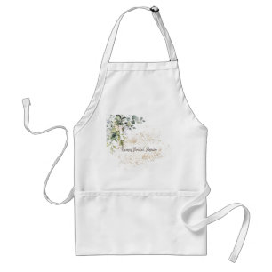 Personalized Bridal Shower Apron-Autographable!  A Standard Apron