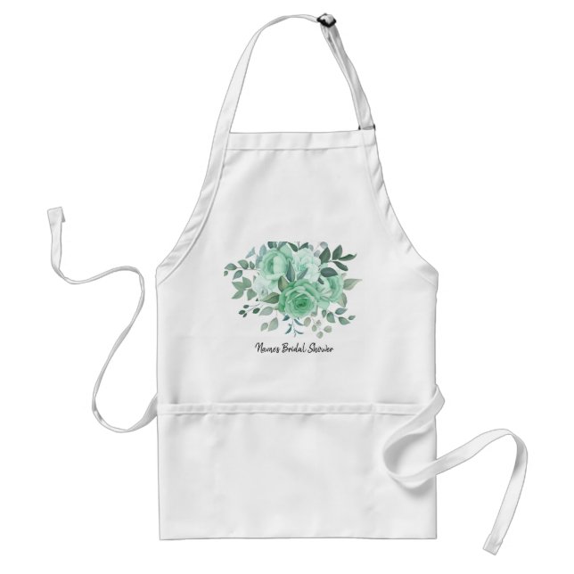 Personalized Bridal Shower Apron-Autographable!  Standard Apron (Front)