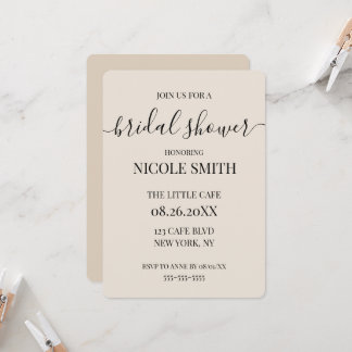 Personalized Bridal Shower Invitation