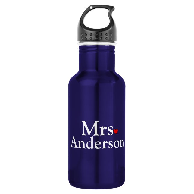 Personalized Bride 532 Ml Water Bottle (Front)