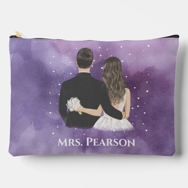 Personalized Bride Accessory Pouch (Front)