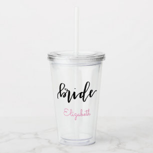 Personalized Bride Acrylic Tumbler