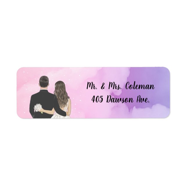 Personalized Bride and Groom  (Front)