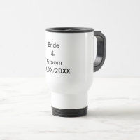 Personalized Bride and Groom with Date