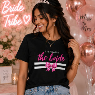Personalized Bride, Glam Before Vows Bridal Tri-Blend Shirt
