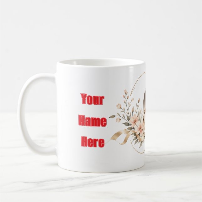 Personalized Bride & Groom Wedding Mug (Left)