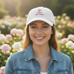 Personalized Bride Hat - Future Mrs Embroidery