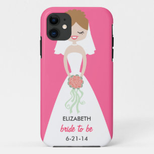 Personalized Bride iPhone 5 Case-Mate Barely There iPhone 11 Case