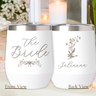 Personalized Bride Rustic Wildflowers