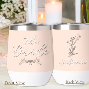 Personalized Bride Rustic Wildflowers