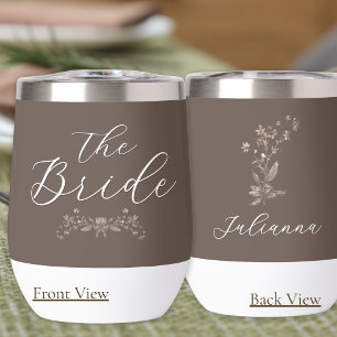 Personalized Bride Rustic Wildflowers