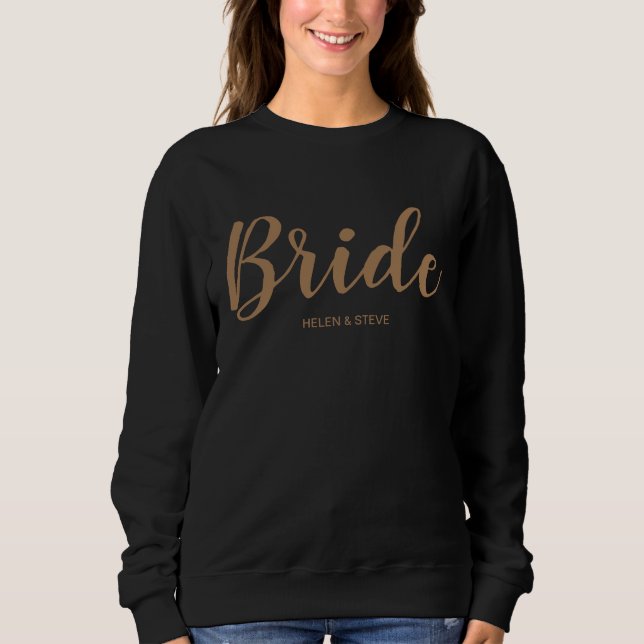 Personalized Bride Sweatshirt (Front)