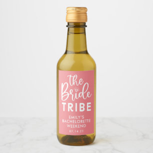 Personalized Bride Tribe Bachelorette Wine Label
