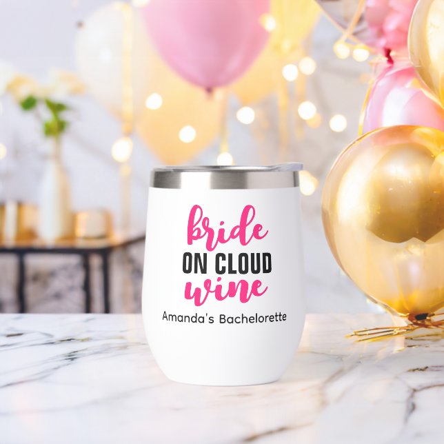 Personalized Bride Wine Bachelorette Party Favours (Bachelor Party)
