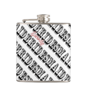 Personalized Bridesmaid Flask