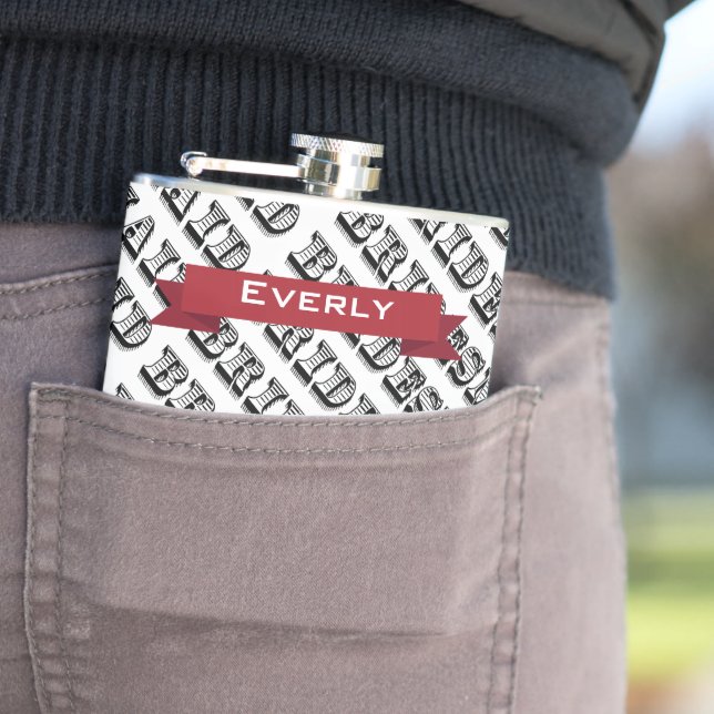 Personalized Bridesmaid Flask (In Situ)