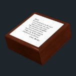 Personalized Bridesmaid Gift Box<br><div class="desc">Bridesmaid Wooden Gift Box with the poem: " You shared with us the start of our "happily ever after", with many tears of joy and moments of laughter. You are always there when I need you and I can always depend, Today, my Bridesmaid, and forever, my friend."</div>