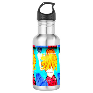 Personalized bridesmaid mermaid 532 ml water bottle