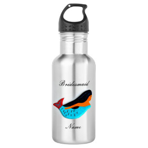 Personalized bridesmaid mermaid 532 ml water bottle