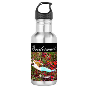 Personalized bridesmaid mermaid Thunder_Cove 532 Ml Water Bottle