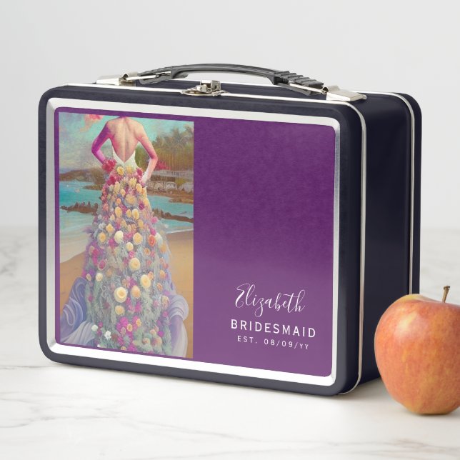 Personalized Bridesmaid Proposal Box Beach (In Situ)