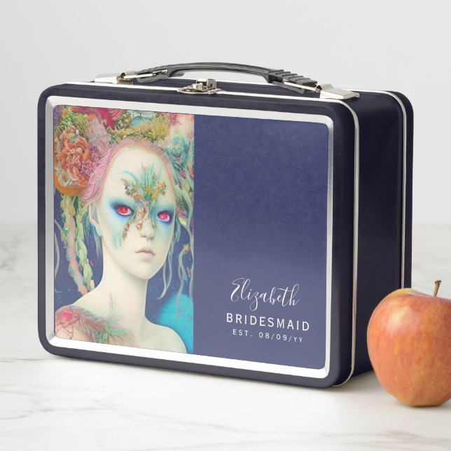 Personalized Bridesmaid Proposal Box Ocean (In Situ)