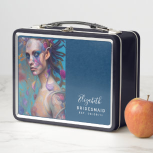 Personalized Bridesmaid Proposal Box Tattoo Goth