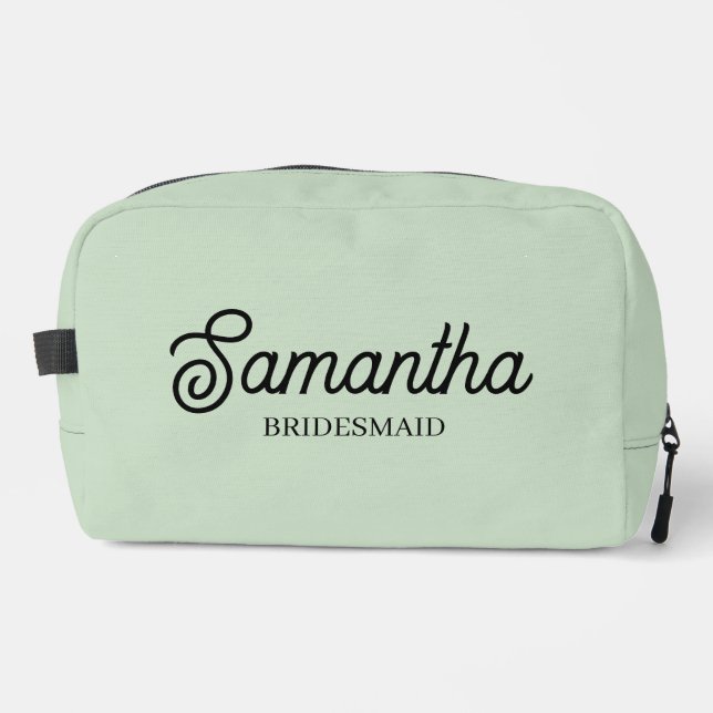 Personalized Bridesmaid Proposal Gift Bachelorette Dopp Kit (Front)