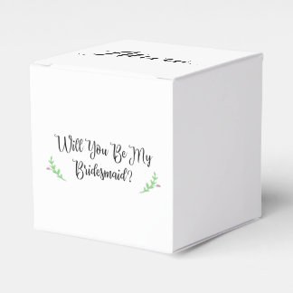 Personalized Bridesmaid Proposal withCustom Photo Favor Box