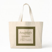 Personalized Bridesmaid Tote Bag
