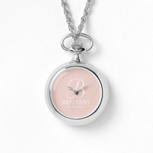 Personalized Bridesmaid's Name and Monogram Watch