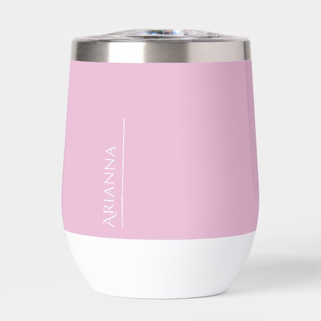 Personalized bright pink modern  (Front)