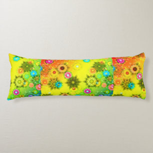 Personalized Bright Sunshine Floral Soft Pillow