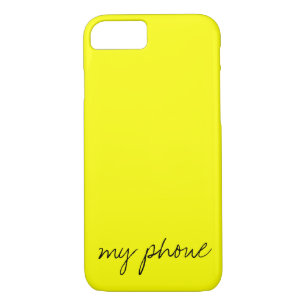 Personalized Bright Yellow Case-Mate iPhone Case