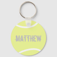 Personalized Bright Yellow Tennis Ball