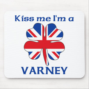 Personalized British Kiss Me I'm Varney Mouse Pad