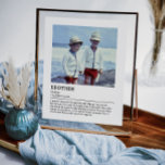 Personalized Brother Definition Quote Wall Art<br><div class="desc">This Brother definition quote wall art is the perfect way to celebrate the special bond you share with your bro. Imagine gifting him a personalized piece that not only brightens his space but also captures the essence of your relationship in a beautiful, minimal design. Whether it's for his birthday or...</div>