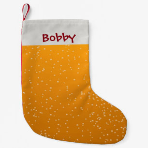 Personalized Brown Ale Beer Stocking