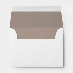 Personalized Brown Name & Address Envelope
