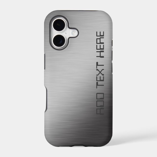 Personalized Brushed Metal (Back)