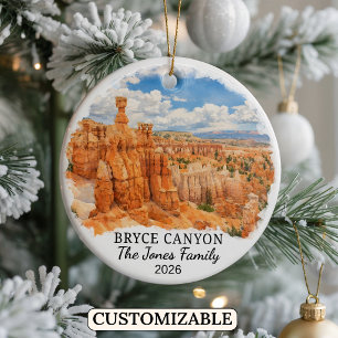 Personalized Bryce Canyon National Park, Utah Ceramic Ornament