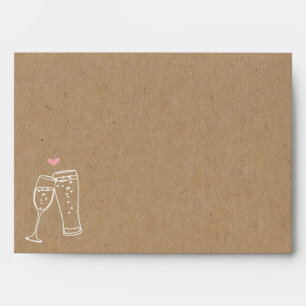 Personalized Bubbles & Brews Toast Brewery Envelope