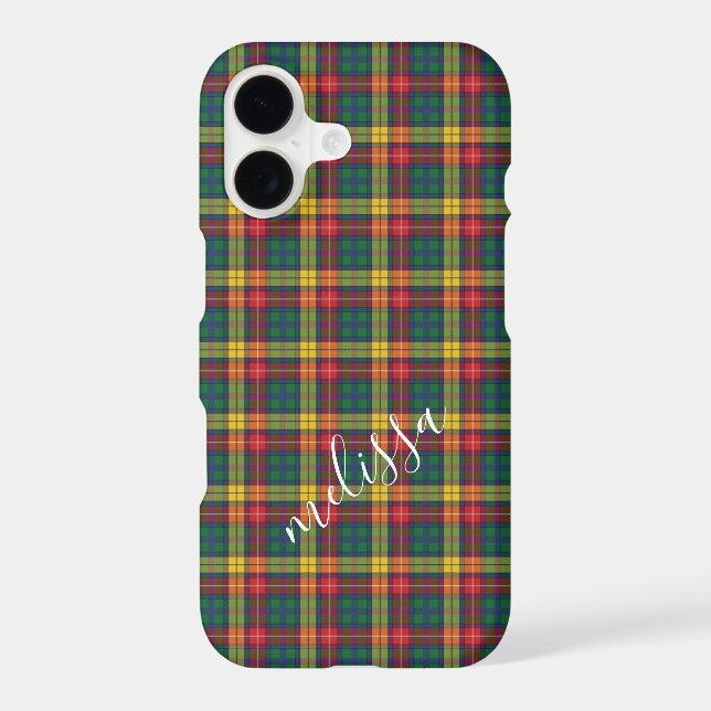 Personalized Buchanan Tartan Pattern Clan Pattern (Back)
