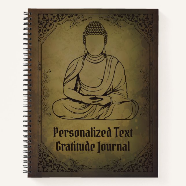 Personalized Buddha Gratitude Journal (Front)