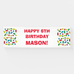 Personalized "Building Blocks" Banner