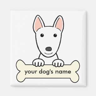Personalized Bull Terrier Magnet